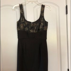 Black empire waste Nannette Lenore dress